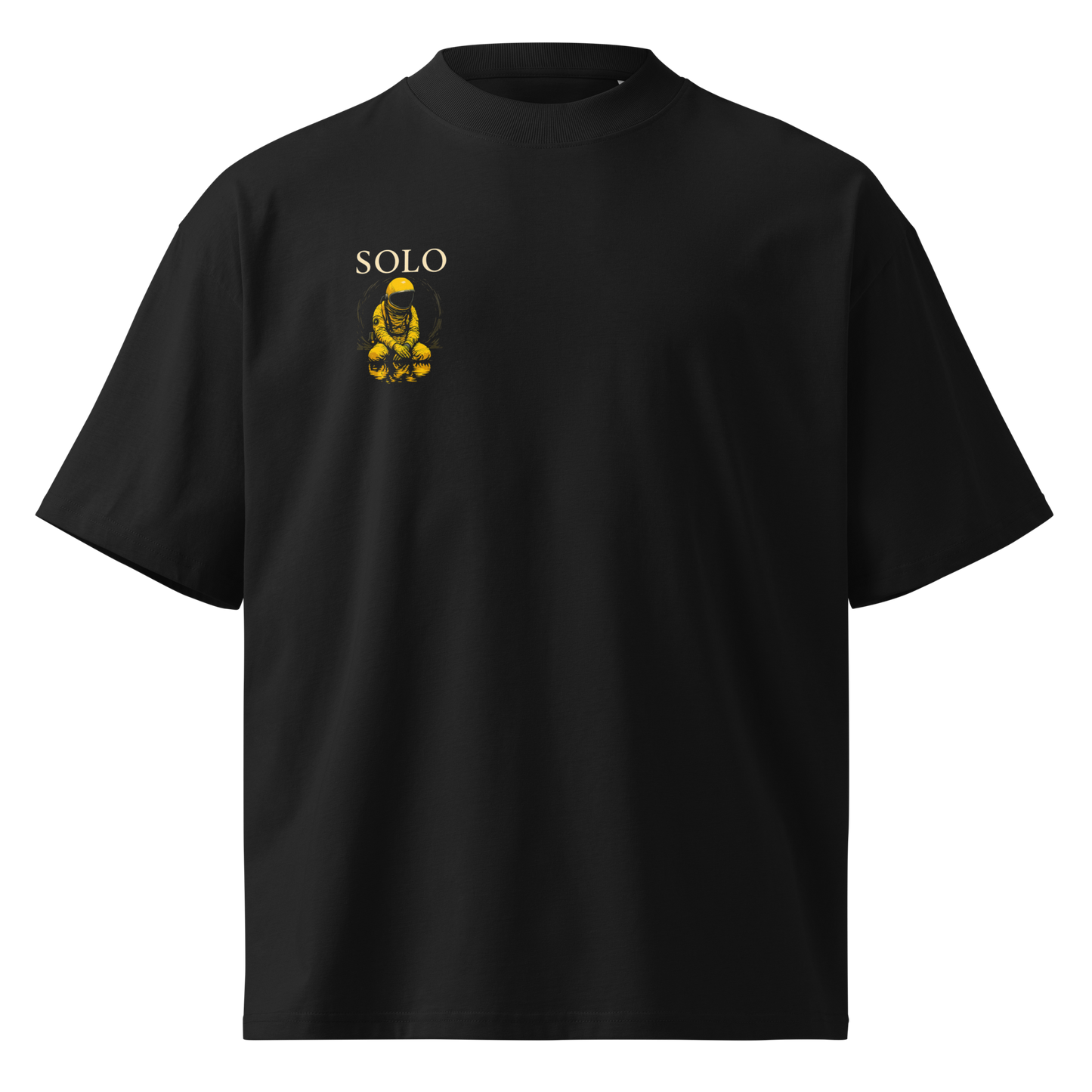 Unisex organic high neck (SOLO) t-shirt
